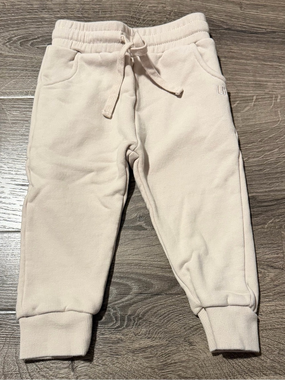 Little Bipsy 2t Jogger Sweatpants in Light Beige